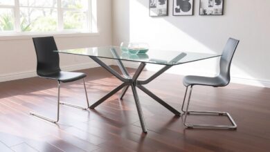 Glass Dining Table