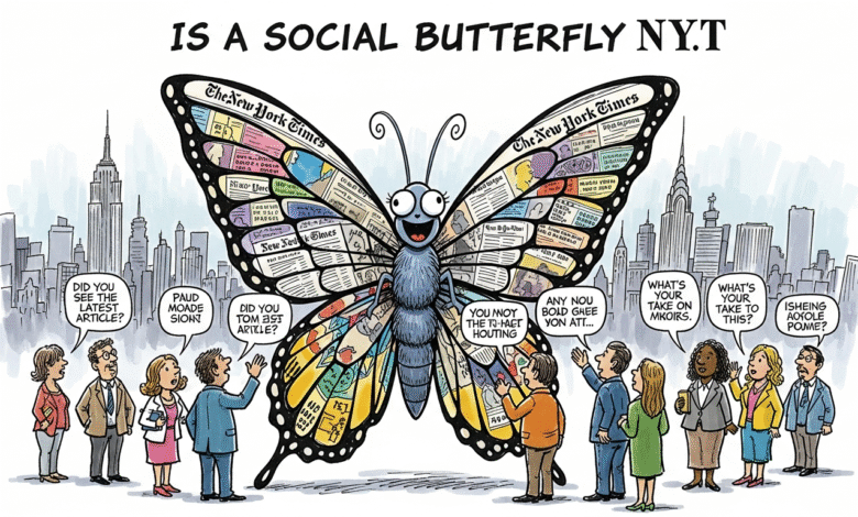 Is a Social Butterfly NYT