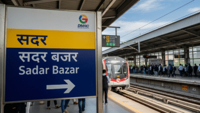 sadar bazar nearest metro